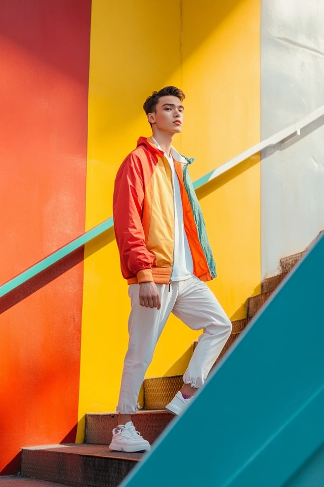 Vibrant Color Blocking Tips for Statement Jackets - photo 12