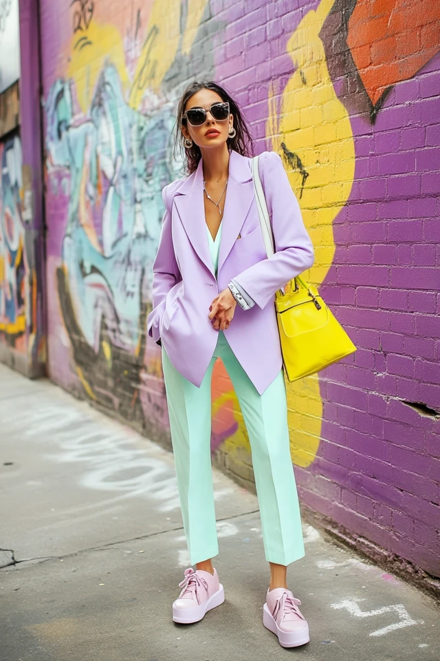 The Best Pastel and Neon Mixes for Street Style Outfits - photo 12