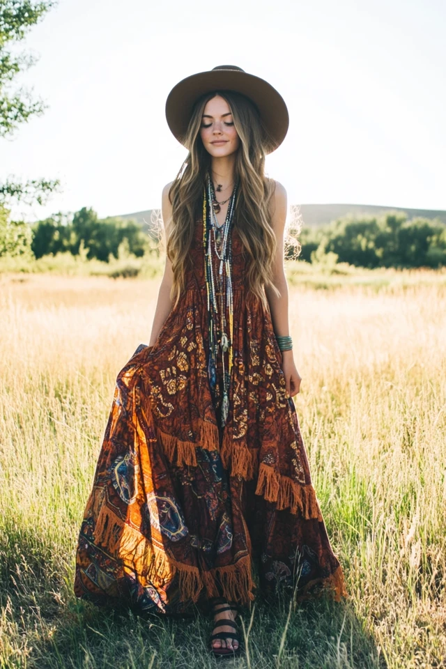 Flowy Bohemian Dresses for Summer Festivals - photo 12