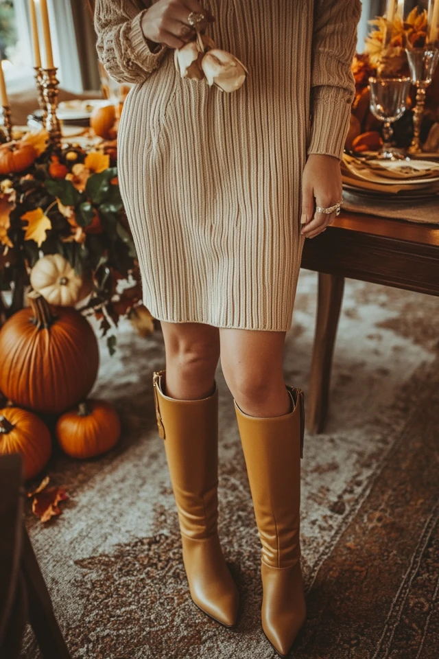 Chic Outfits for Thanksgiving Family Dinners - photo 12
