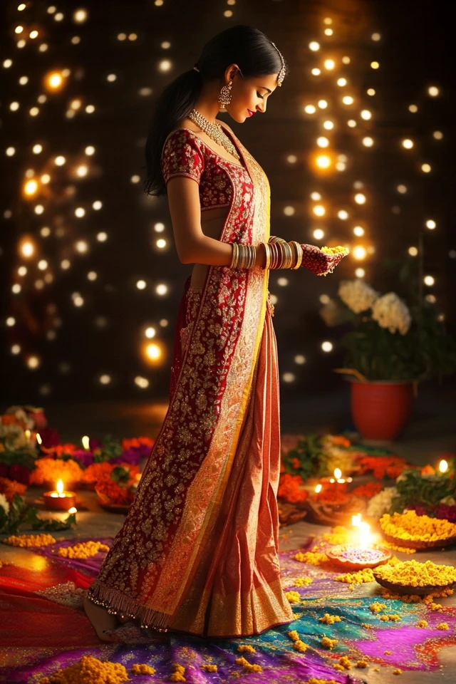 Embellished Sarees for Diwali Celebrations - photo 12
