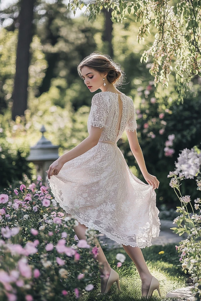 Sophisticated Lace Dresses for Easter Sunday - photo 12