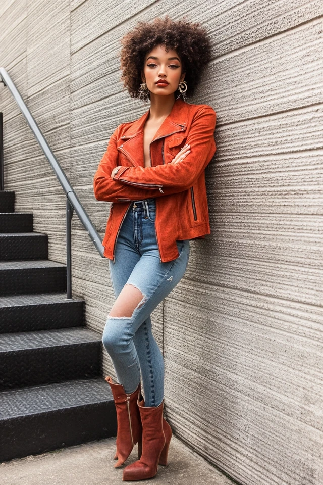 Combining Leather and Suede for Edgy Jackets - photo 12