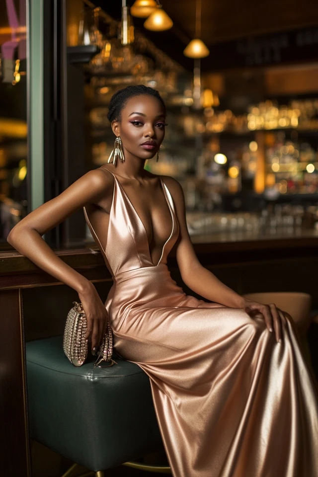 Mixing Silk and Metallics for Glamorous Evening Looks - photo 10