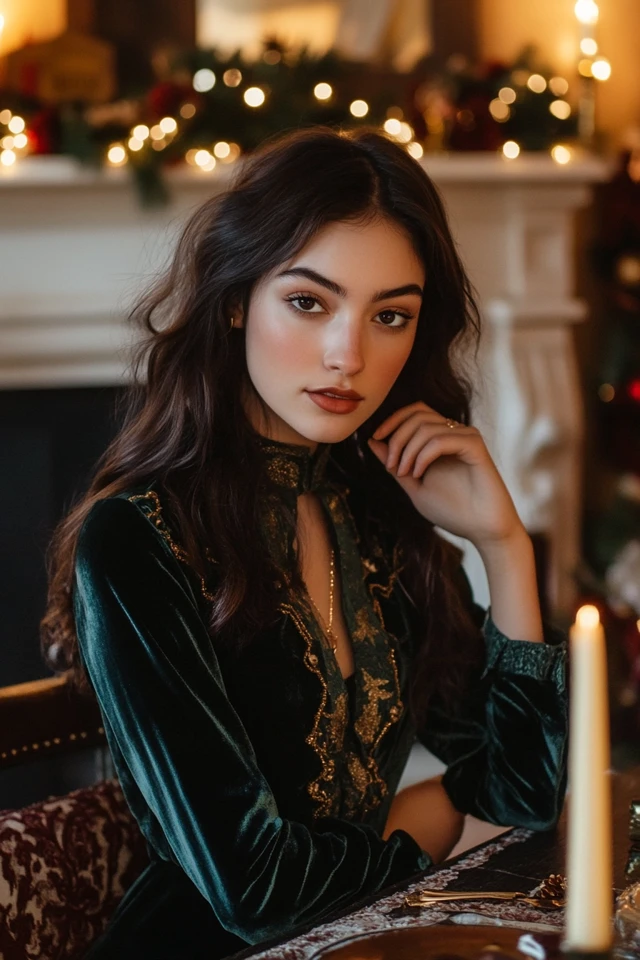 Silk and Velvet Blouses for Sophisticated Holiday Outfits - photo 12