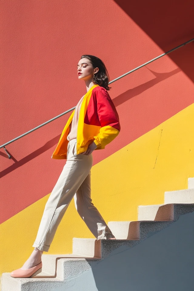 Vibrant Color Blocking Tips for Statement Jackets - photo 4