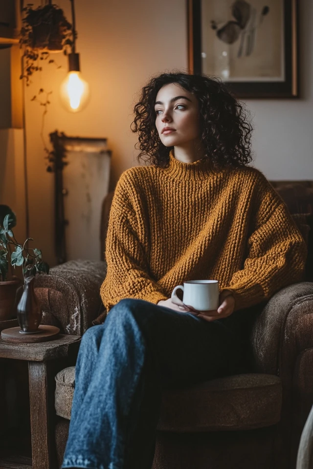 The Art of Mixing Warm and Cool Tones in Knitwear - photo 4