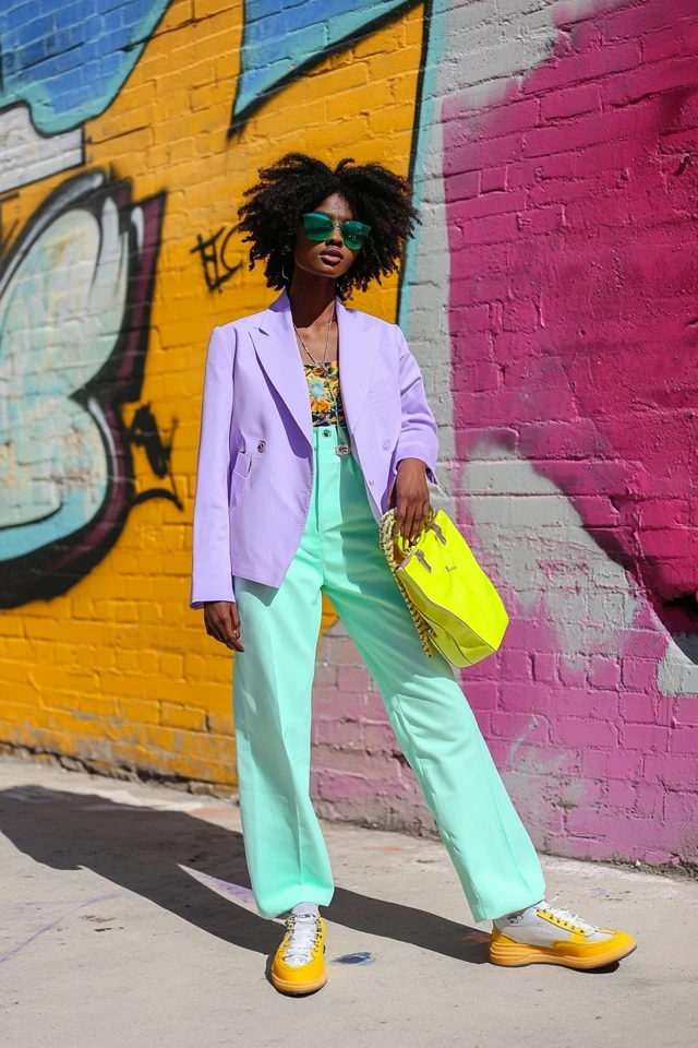 The Best Pastel and Neon Mixes for Street Style Outfits - photo 4