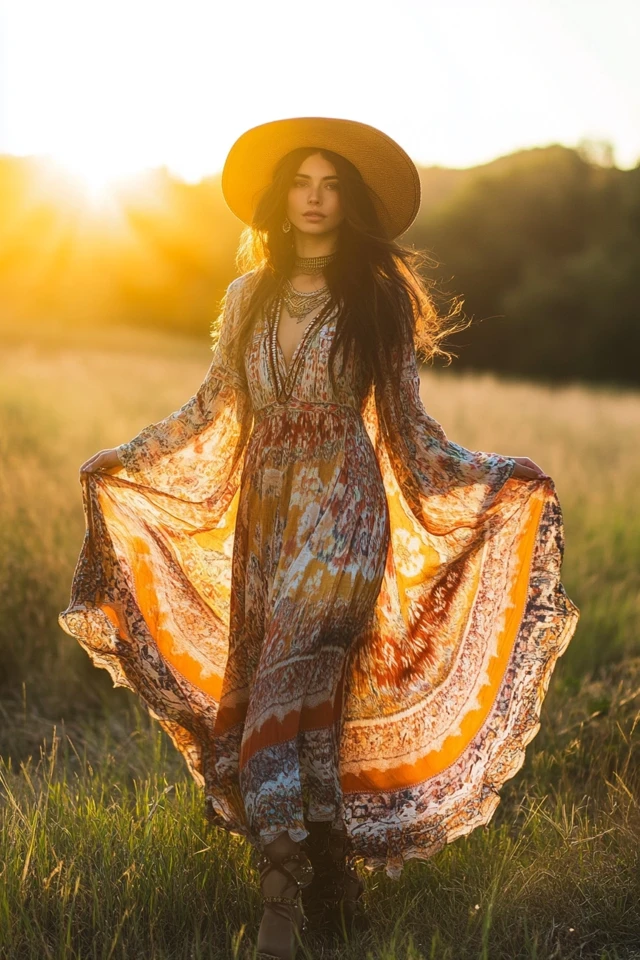 Flowy Bohemian Dresses for Summer Festivals - photo 4