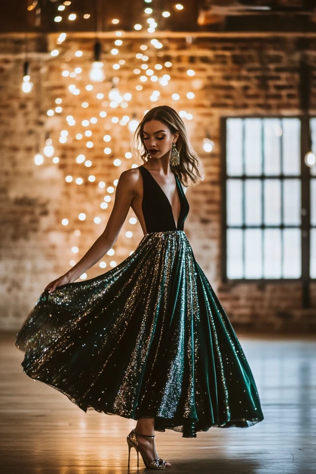 The Best Velvet and Sequins Pairings for Party Dresses - photo 4
