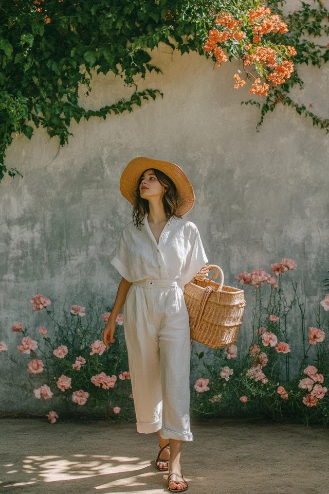 Breezy Linen and Cotton Looks for Spring Wardrobes - photo 4