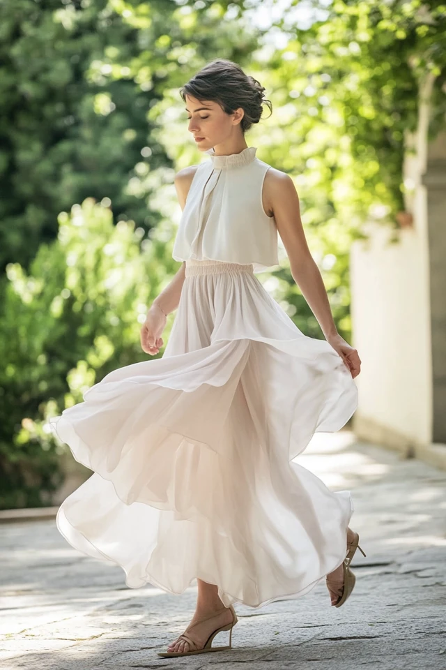 Sheer Tops and Flowy Skirts for Summer Evenings - photo 4