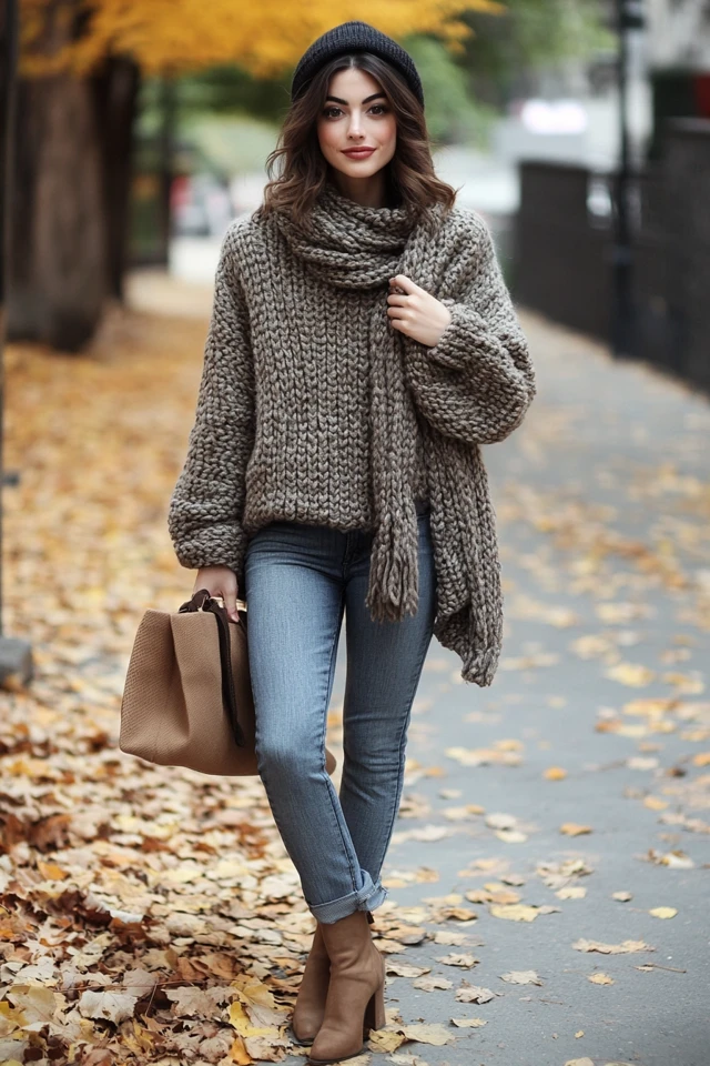 Chunky Knit Sweaters for Crisp Autumn Evenings - photo 4