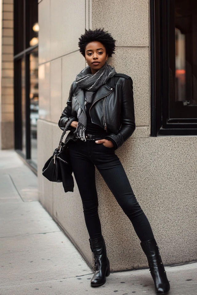 Sleek Leather Jackets for Cool Fall Nights - photo 4