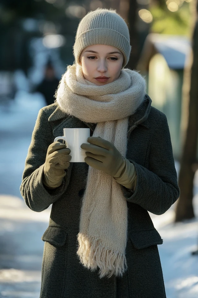Fluffy Scarves for Extra Winter Warmth - photo 4