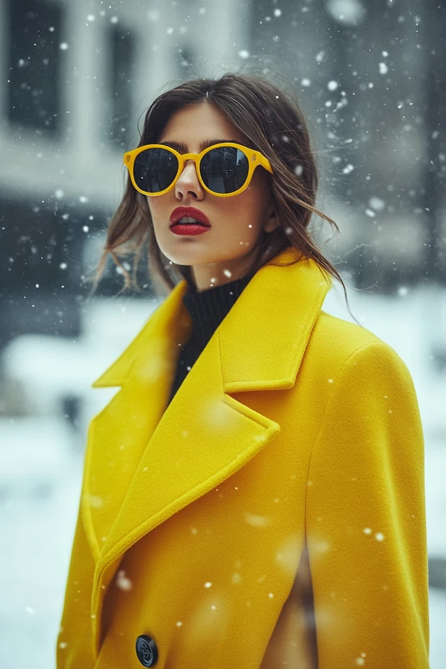 Bright Yellow Outerwear for Winter Sunshine - photo 4