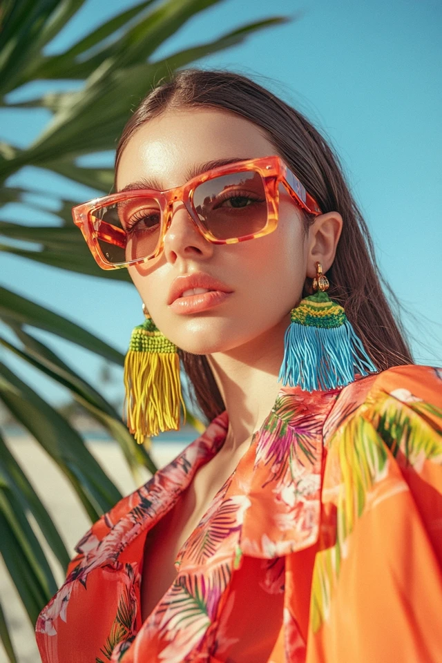 Tropical Accessories for Summer Beach Looks - photo 4