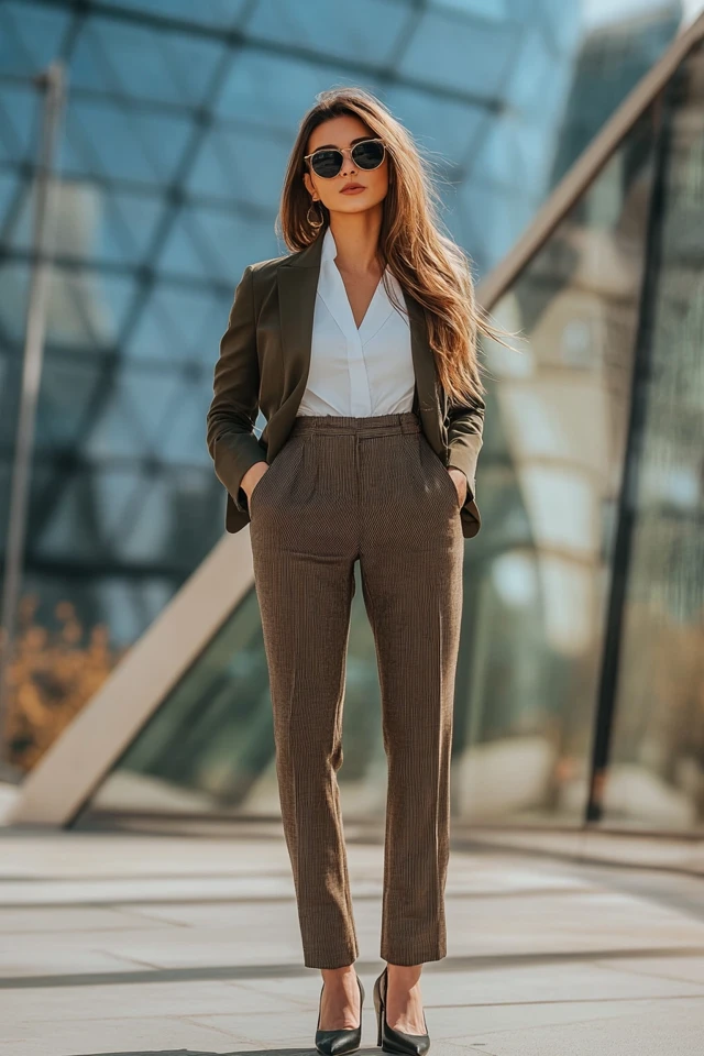 Peg-Leg Trousers for Unique Workwear Looks - photo 4