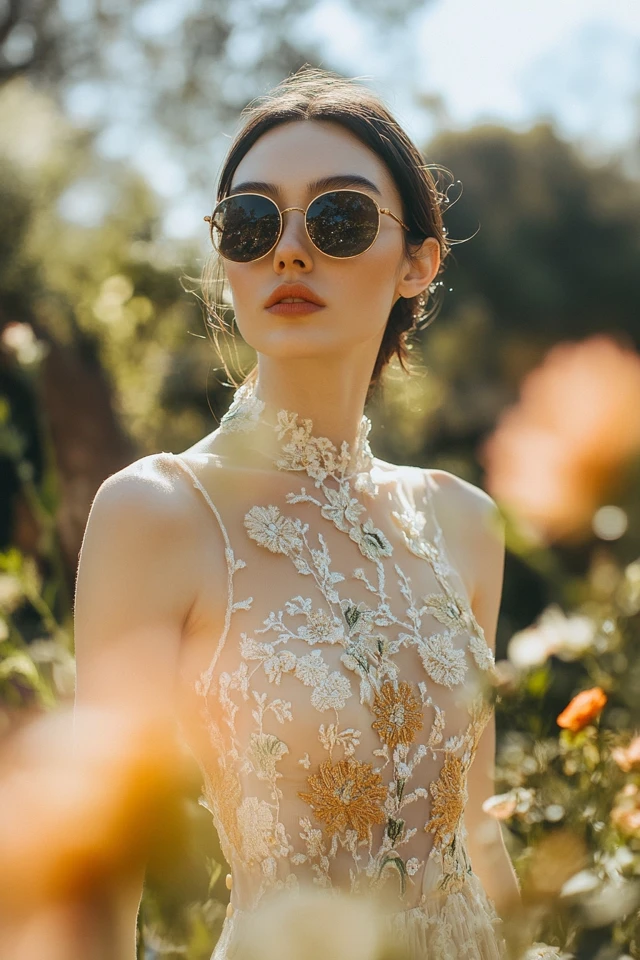 Sheer Midi Dresses for Warm Spring Weddings - photo 4
