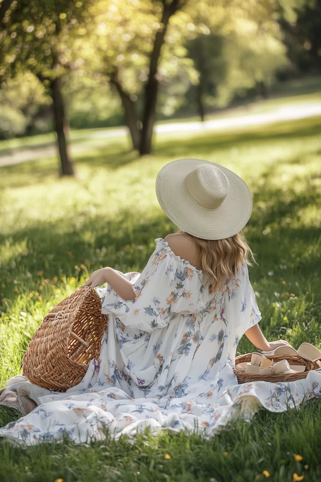 Romantic Picnic Dresses for Outdoor Dates - photo 12