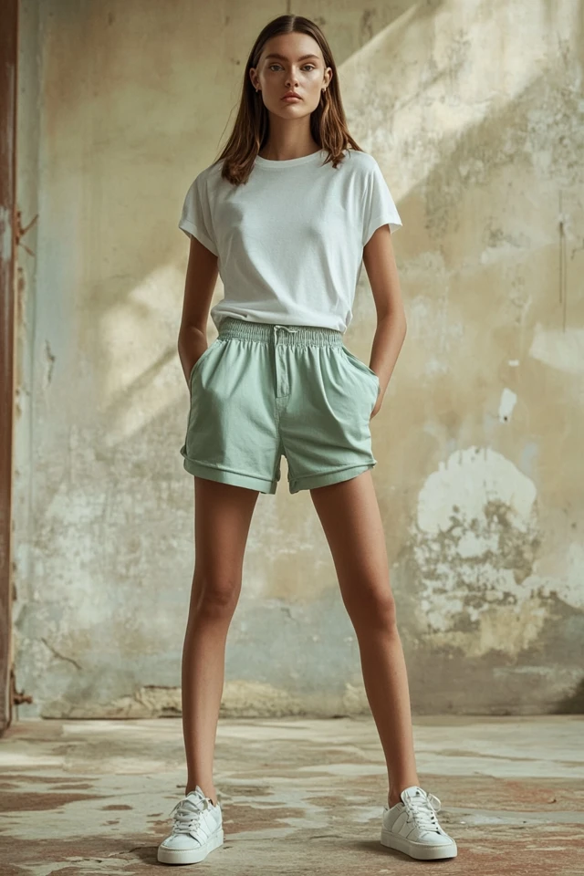 Relaxed Cotton Shorts for Sweltering Summer Heat - photo 12