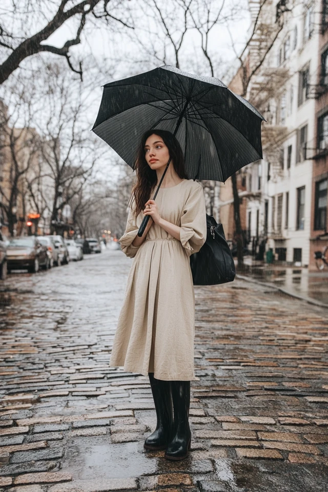 Relaxed Tunic Dresses for Warm Spring Showers - photo 12