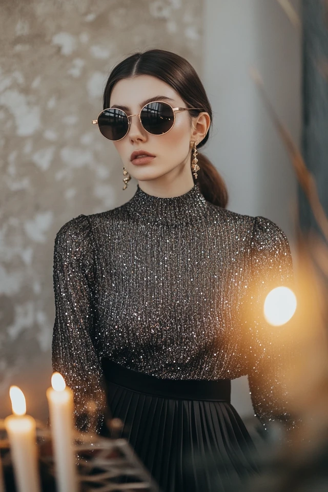 Sparkly Tops and Skirts for Hanukkah Gatherings - photo 12