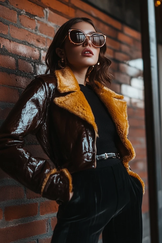 The Ultimate Guide to Leather and Faux Fur Pairings - photo 12
