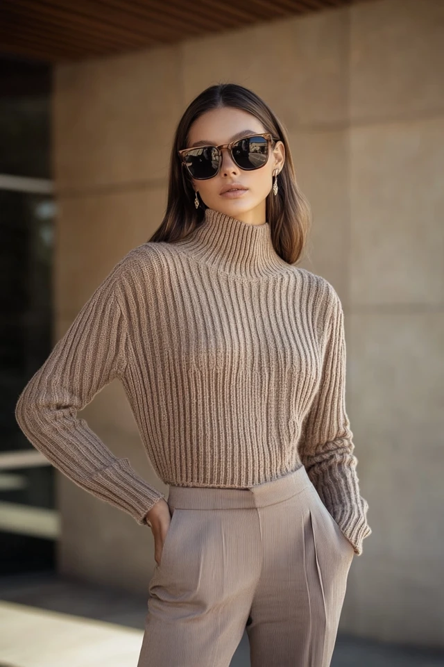 Sophisticated Knits in Earthy Hues for Fall Workwear - photo 12