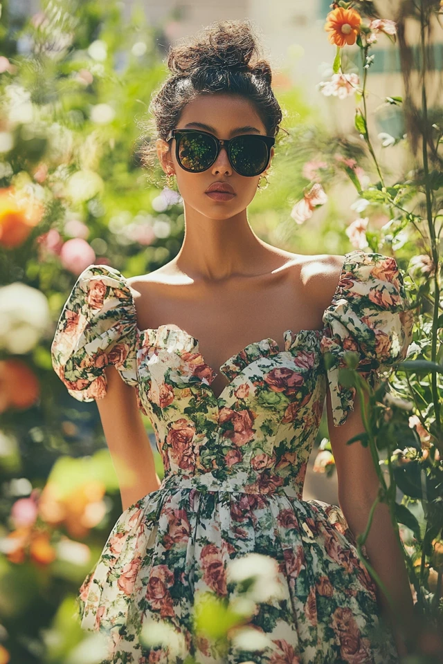 Vintage-Inspired Florals for Spring Day Dresses - photo 12