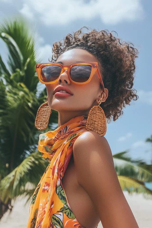 Tropical Accessories for Summer Beach Looks - photo 12