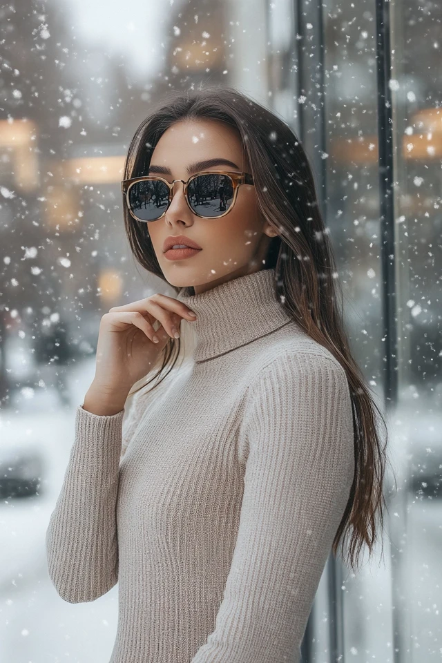 Turtleneck Dresses for Sophisticated Winter Outfits - photo 12