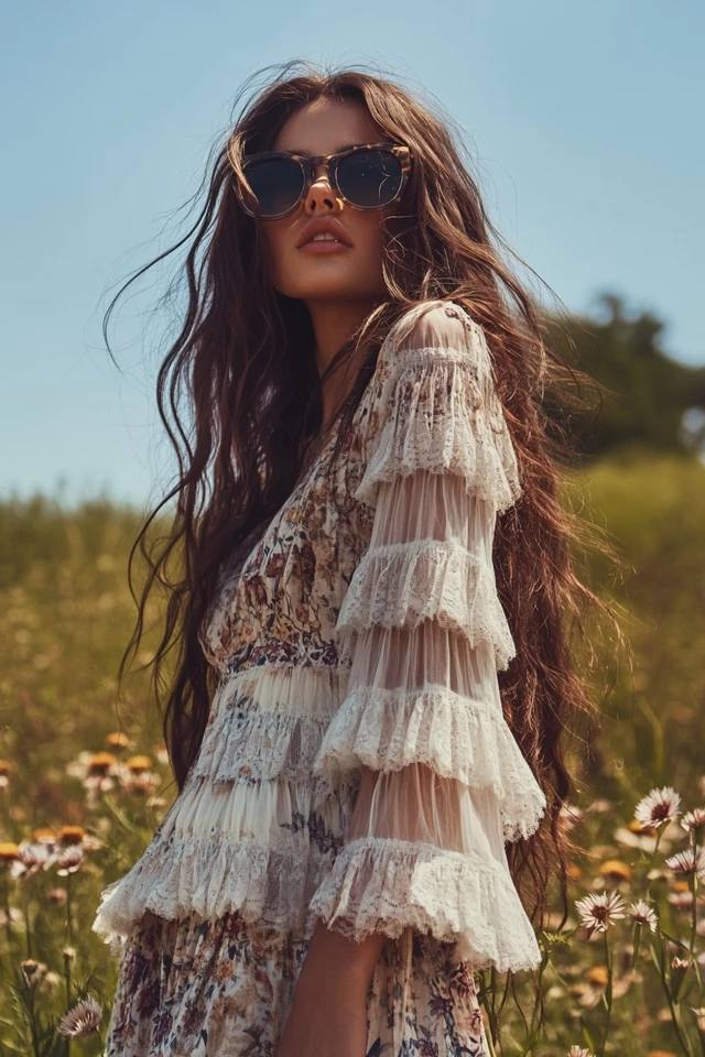 Maxi Dresses with Tiered Skirts for Boho Vibes - photo 12
