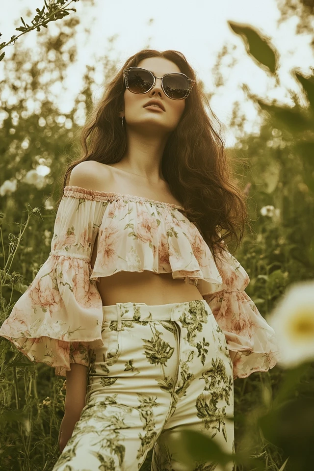 Bell Sleeve Tops for Romantic Outfits - photo 12