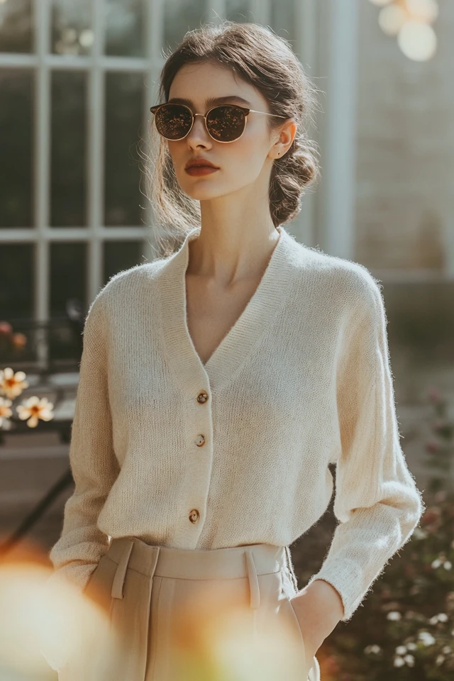 Cropped Cardigans for Mild Spring Days - photo 12