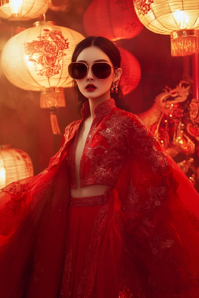 Vibrant Red Dresses for Lunar New Year Celebrations: A Bold and Auspicious Choice