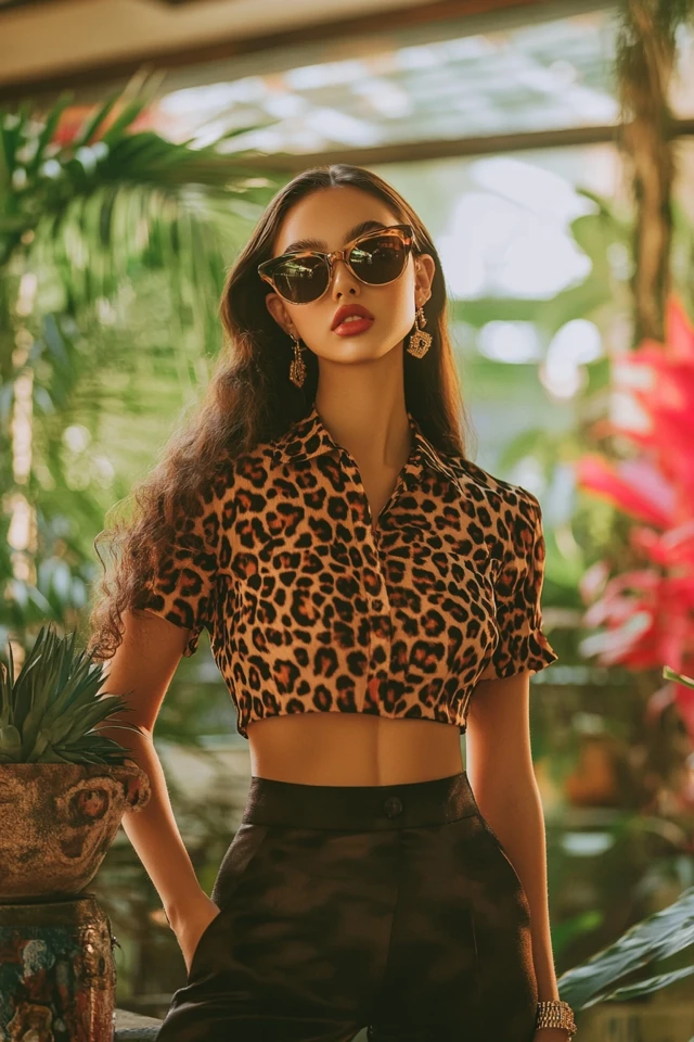Bold Animal Print Tops for Fun Safari-Themed Parties: Wild Style That Stands Out