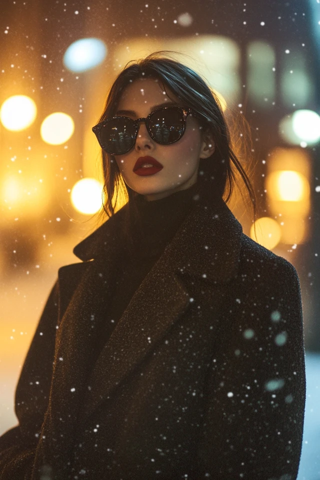 Combining Wool and Leather in Edgy Coats: Effortless Cool Meets Timeless Elegance