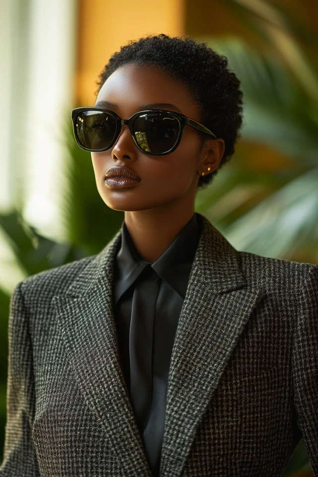 Combining Tweed and Satin for Polished Workwear: Classic Elegance Meets Modern Luxury