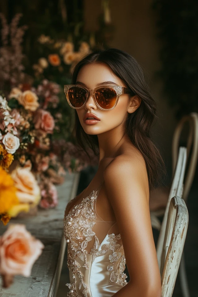 Satin and Embellished Details for Wedding Guest Gowns: Effortless Glamour and Sophistication