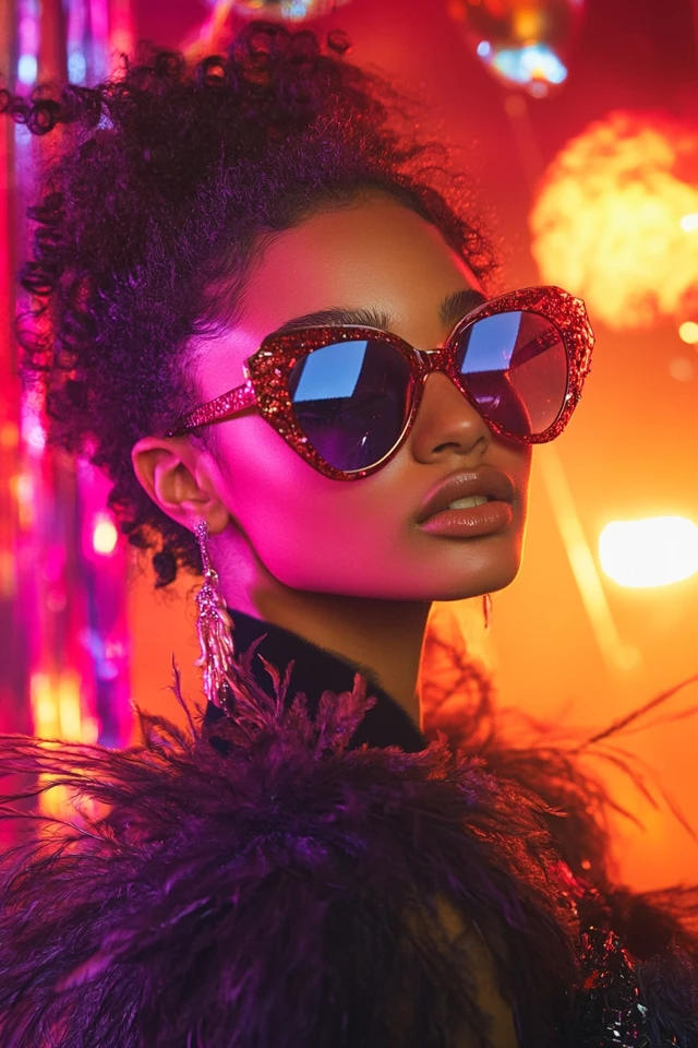 Velvet and Feathers for Dramatic Party Tops: Embrace Bold Elegance