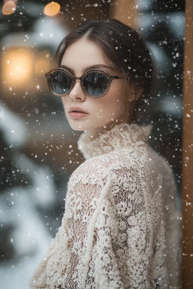 Pairing Lace with Knits for Elegant Winter Dresses: Combining Warmth and Sophistication