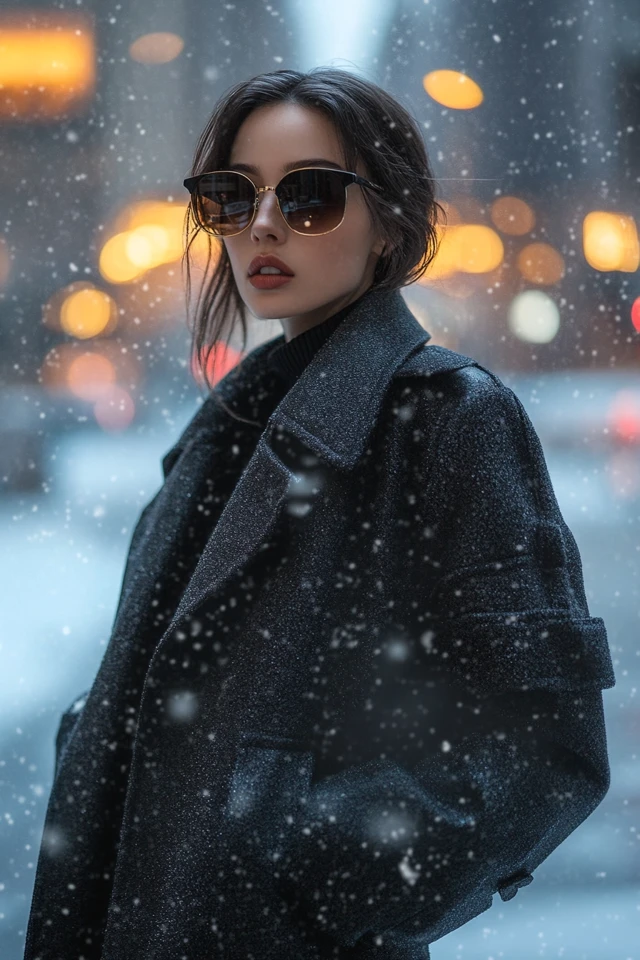 Faux Leather and Wool for Statement Outerwear: Bold, Cozy, and Unapologetically Chic