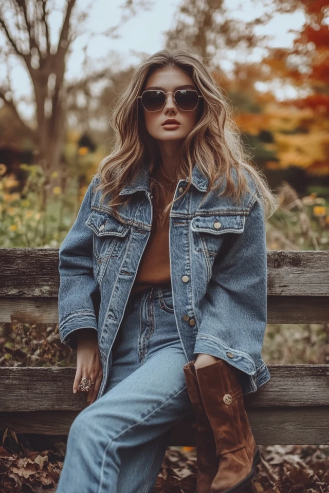 Pairing Denim and Suede for Casual Fall Looks: Effortless Style with Seasonal Flair