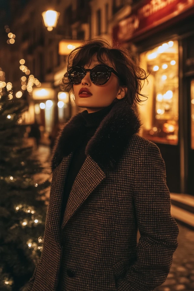 Faux Fur and Tweed for Classic Winter Coats