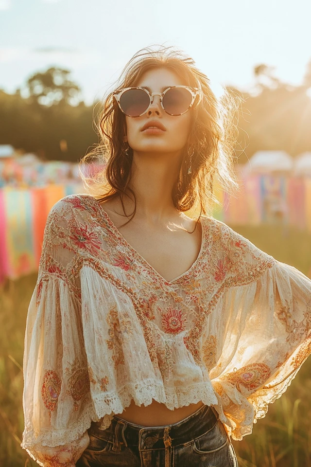 Flowy Boho Blouses for Festival Season