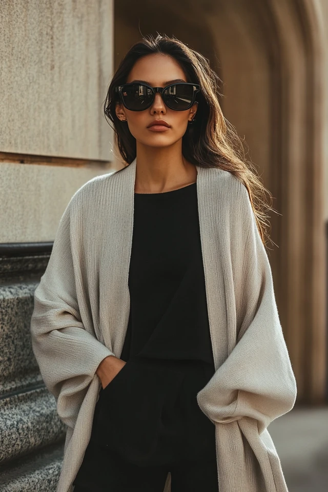 Asymmetrical Cardigans for Modern Spring Looks