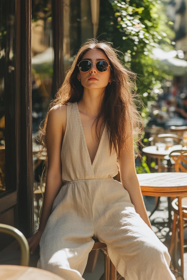 Relaxed Jumpsuits in Linen for Casual Summer Style