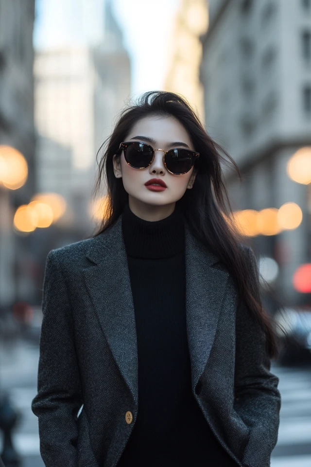 Warm Wool Blazers for Polished Fall Outfits