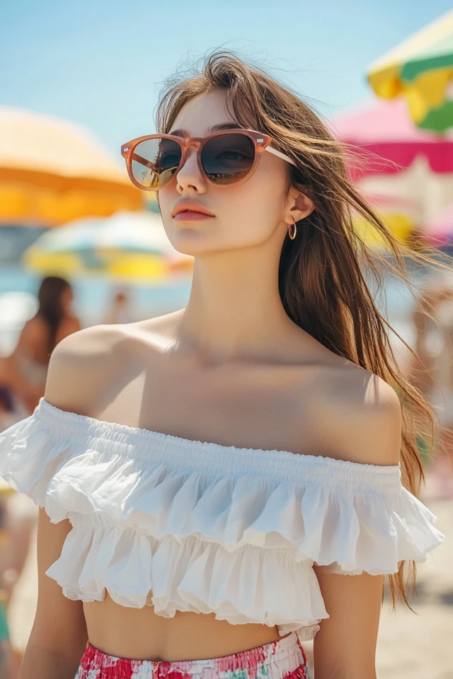 Off-Shoulder Tops with Ruffle Details for Summer Fun